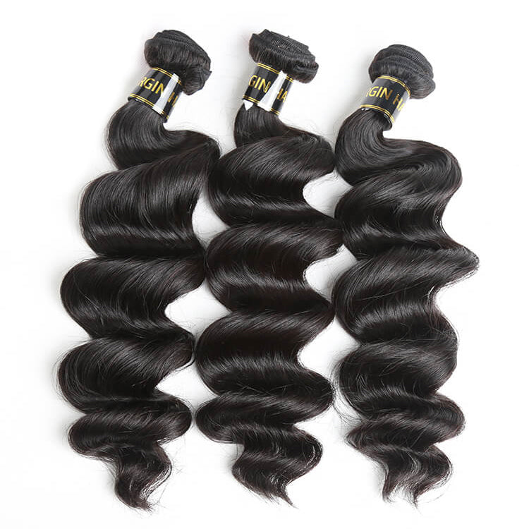 3PCS Loose Wave Mink Hair Bundles
