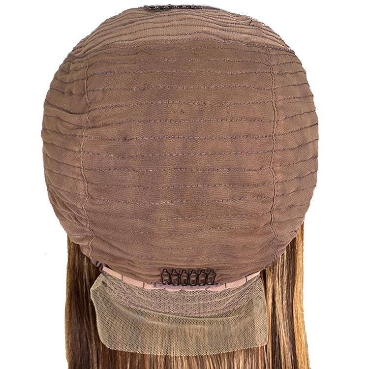 10A Highlight 4/27 Long Inch Lace Frontal Wigs Human Hair