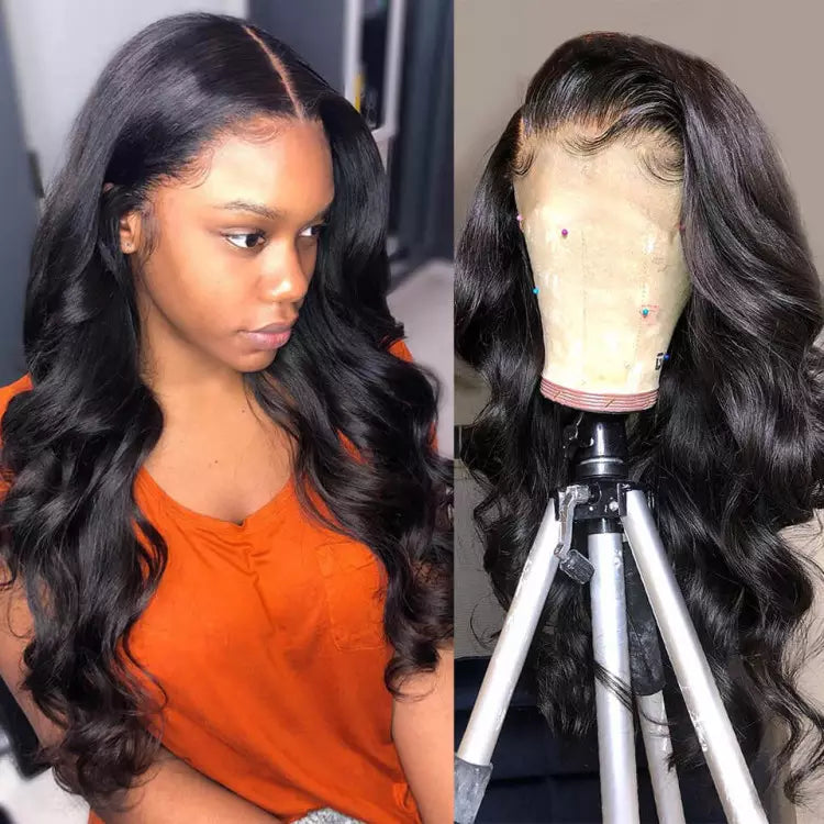 Body Wave 13"x4" HD LACE FRONTAL WIGS 180% Density