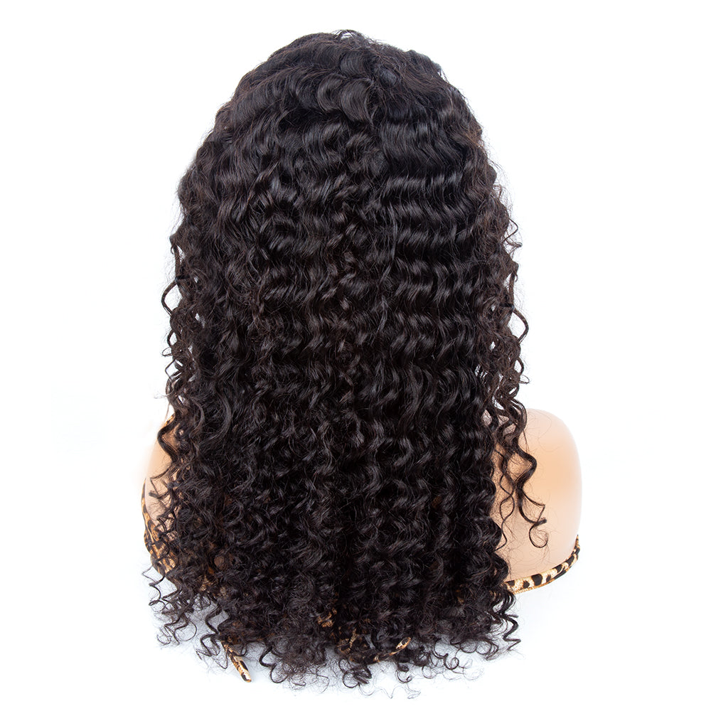 Deep Wave 13"x4" HD LACE FRONTAL WIGS 180% Density