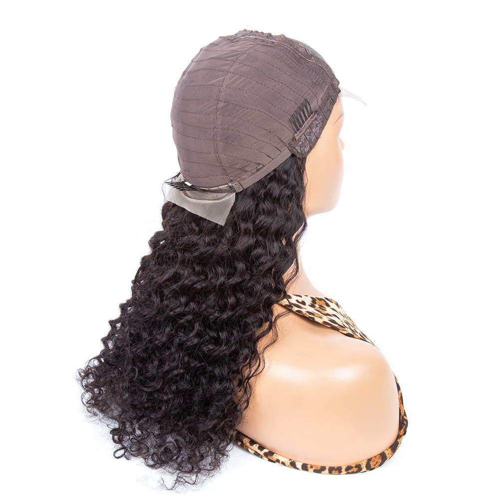Deep Wave 5x5 HD Lace Closure Wig 180% Density