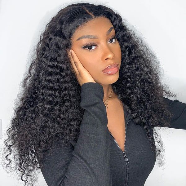 Deep Wave 13"x4" HD LACE FRONTAL WIGS 180% Density