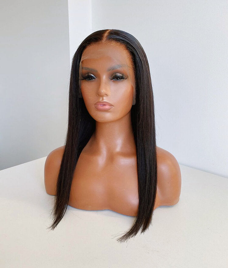 Straight 5x5 HD Lace Closure Wig 180% Density